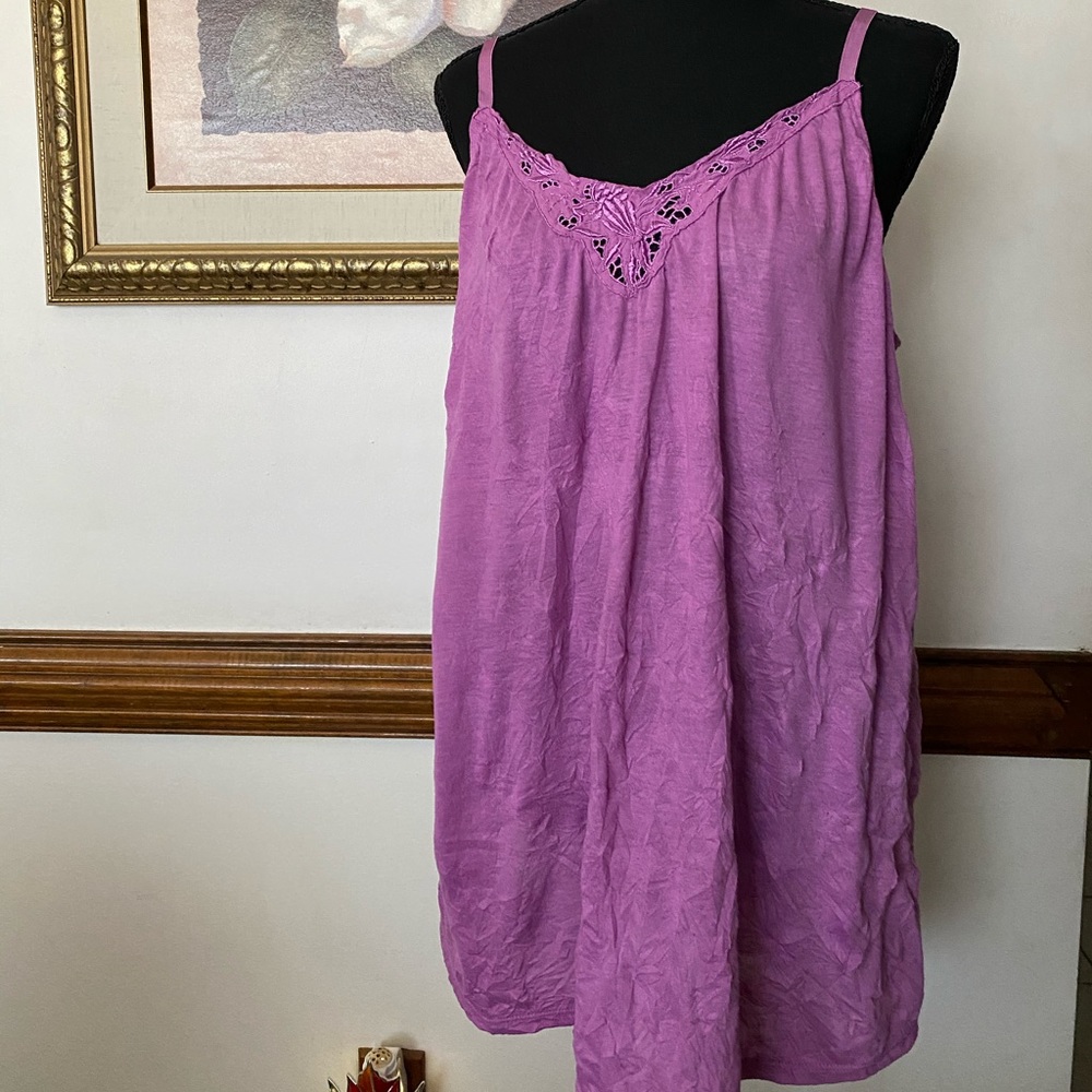 LANE BRYANT Lace Trim Cami